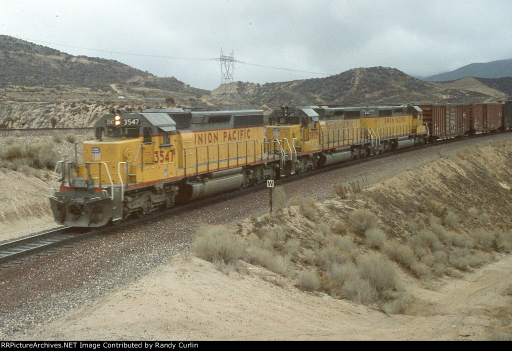 UP 3547 West at Cajon Summit